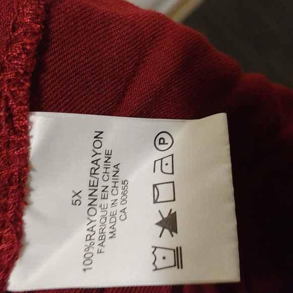 Ladies 5X pullover top - Picture 2 of 5